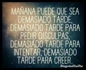 cuando es demasiado tarde para postular